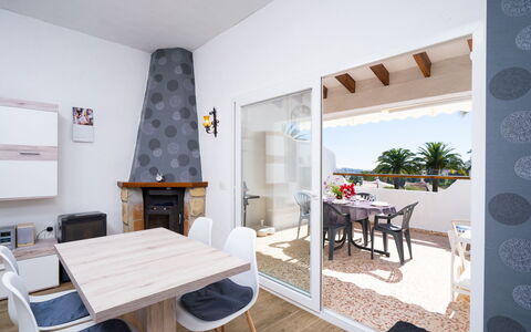 La Camarrocha: Property, Room, Furniture, Building, Interior Design, House, Living Room, Table, Ceiling, Floor