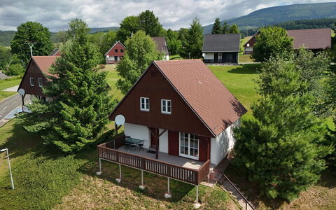 Holiday Hill 45: Grass, Tree, House, Cottage, Roof, Home, Rural Area, Shrub, Land Lot
