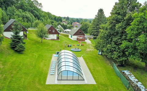 Holiday Hill 28: Grass, Garden, Lawn, Cottage, Park, Landscaping, Yard, Garden Buildings, Evergreen, Artificial Turf