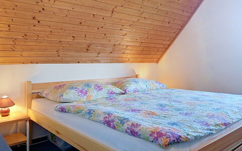 Holiday Hill 32: Bed, Bedroom, Wood, Bedding, Bed Sheet, Interior Design, Flooring, Floor, Room, Bed Frame