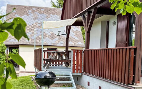 Holiday Hill 32: Cottage, Home, Porch, Lawn, Garden, Backyard, Yard, Shade, Landscaping, Siding