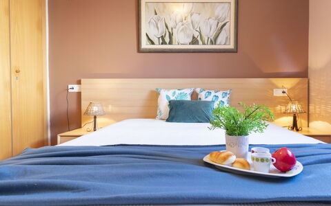 Lorena: Bedroom, Bed, Furniture, Room, Property, Bed Sheet, Interior Design, Suite, Mattress, Bed Frame