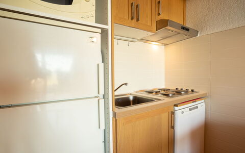 Le Grand Large: Room, Property, Major Appliance, Cabinetry, Kitchen, Home Appliance, Furniture, Countertop, Kitchen Appliance, Refrigerator