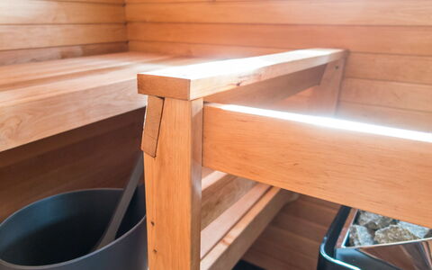 Venuskukkula: Wood, Sauna, Flooring, Wood Stain, Hardwood, Plank, Plywood, Varnish, Wood Flooring, Lumber