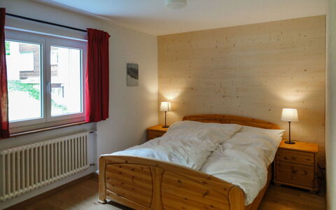 Zermatt 80: Bedroom, Furniture, Bed, Room, Bed Sheet, Floor, Property, Mattress, Bed Frame, Wood Flooring