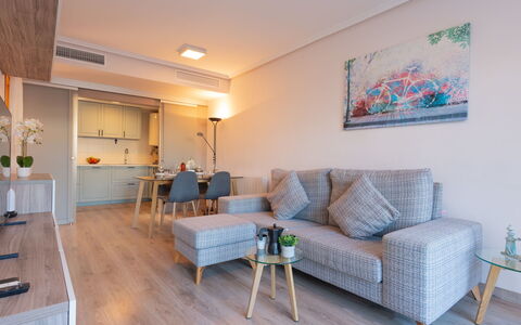 Dénia 479: Interior Design, Flooring, Furniture, Floor, Wood, Ceiling, Room, Couch, Home, Living Room