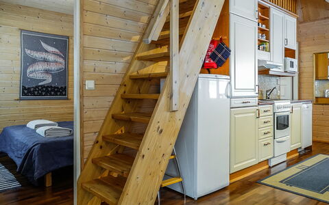 Sininen Maja: Wood, Cottage, Log Cabin, Forest, Shed, Garden Buildings, Larch, Woodland, Wood Stain