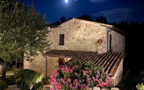 Beautiful Stone Country Villa: Sky, Plant, Window, Nature, Building, Flower, Tree, Landscape