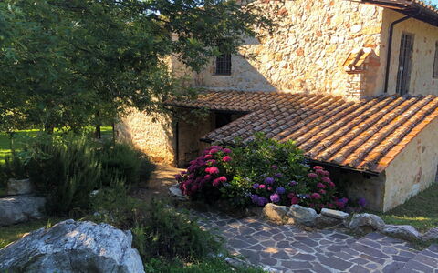 Beautiful Stone Country Villa: Property, House, Wall, Cottage, Stone Wall, Building, Cobblestone, Rural Area, Landscape, Home