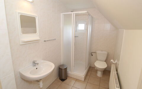 Holiday Hill 50: Mirror, Plumbing Fixture, Sink, Building, Property, Tap, Bathroom Sink, Bathroom, Purple, Interior Design