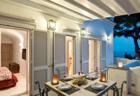 Villa Marina Little Beach: Table, Furniture, Property, Building, Wood, Window, Orange, Lighting, Interior Design, Floor