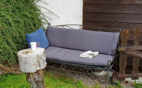 Henri: Furniture, Couch, Outdoor Furniture, Chair, Grass, Loveseat, Table, Tree, Yard, Plant