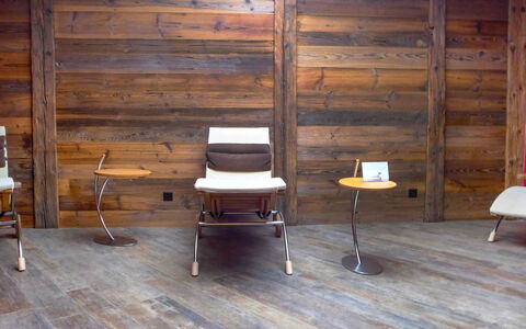 Dione: Floor, Furniture, Wood, Room, Flooring, Hardwood, Wood Flooring, Wall, Interior Design, Plywood