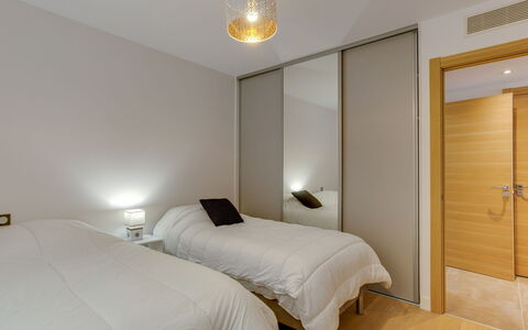 Hossegor 770: Bedroom, Bed, Room, Furniture, Property, Bed Frame, Bed Sheet, Interior Design, Floor, Wall