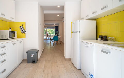 Natali: Room, Yellow, Property, Interior Design, Floor, Kitchen, Building, Cabinetry, Ceiling, Furniture