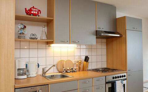 Annis Nest: Cabinetry, Countertop, Room, Kitchen, Furniture, Property, Kitchen Stove, Major Appliance, Cupboard, Interior Design
