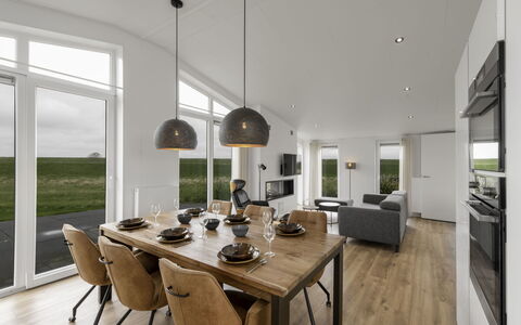 Wemeldinge 220: Dining Room, Room, Interior Design, Property, Furniture, Building, Ceiling, Table, House, Floor