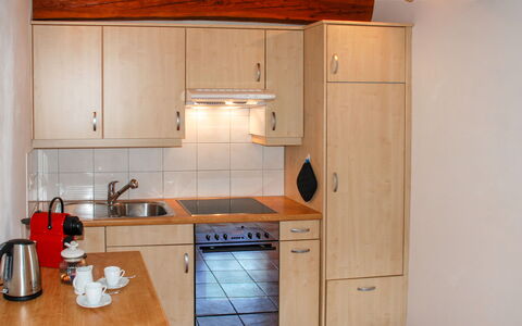Rustico Ca' Di Garoi: Countertop, Room, Cabinetry, Furniture, Kitchen, Property, Kitchen Stove, Hardwood, Cupboard, Major Appliance