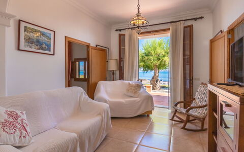 Sa Marina: Room, Property, Furniture, Building, Interior Design, Living Room, Real Estate, Floor, House, Ceiling