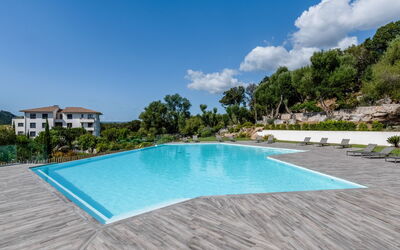 Porto Vecchio 140: Water, Sky, Cloud, Plant, Property, Swimming Pool, Building, Rectangle, Tree, Shade