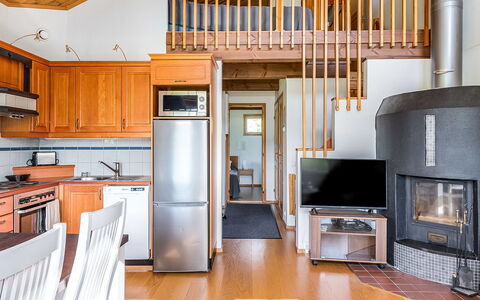 Ski and Camp Golf Casa Rocala: Flooring, Wood, Interior Design, Floor, Ceiling, Furniture, Room, Wood Flooring, Wood Stain, Hardwood
