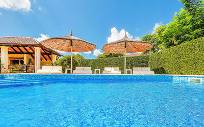 Biograd Na Moru 180: Water, Sky, Cloud, Plant, Building, Blue, Swimming Pool, Tree, Body Of Water, Seaside Resort