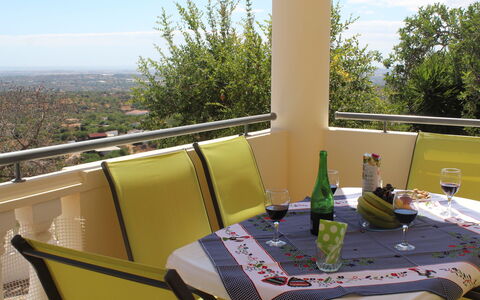 Paraíso: Property, Yellow, Real Estate, Room, Table, Balcony, Roof, Restaurant, Tree, Landscape