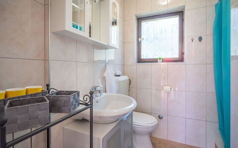 Erminia: Bathroom, Property, Room, Interior Design, Building, Architecture, Real Estate, House, Tile, Floor