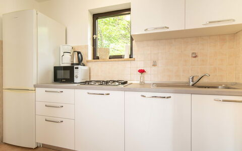 Erminia: Cabinetry, Kitchen Sink, Countertop, Sink, Building, Tap, Wood, Kitchen, Window, Kitchen Appliance