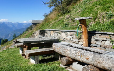 Rustico Catcüc: Natural Landscape, Mountain, Alps, Nature Reserve, Mountain Range, Grass, Landscape, Tree, Table, Architecture
