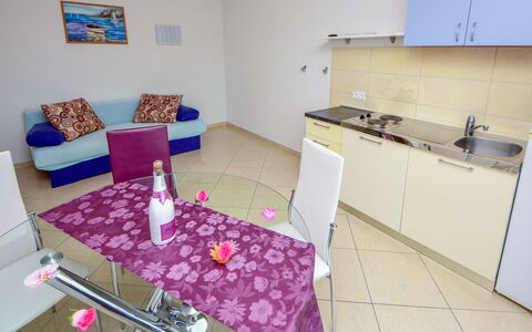 Trogir 182: Room, Property, Furniture, Interior Design, Floor, Building, Real Estate, House, Table, Living Room