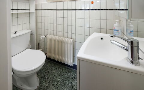 Les Diablerets 600: Bathroom, Plumbing Fixture, Bathroom Sink, Sink, Flooring, Toilet, Toilet Seat, Floor, Interior Design, Tap