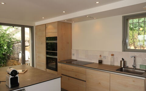 Farfalla: Countertop, Property, Room, Cabinetry, Furniture, Kitchen, Building, Interior Design, Ceiling, Home