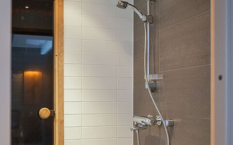 Loma-Saaga 3: Wall, Plumbing Fixture, Bathroom, Shower Head, Flooring, Interior Design, Shower, Plumbing, Shower Bar, Floor
