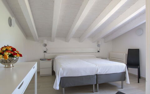 La Rocchetta: Bedroom, Bed, Room, Furniture, Property, Ceiling, Interior Design, Bed Frame, Wall, Bedding