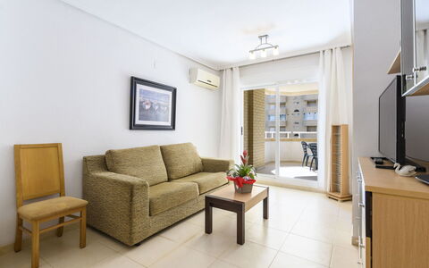 Cala Blanca: Room, Property, Furniture, Interior Design, Building, Living Room, House, Real Estate, Suite, Ceiling