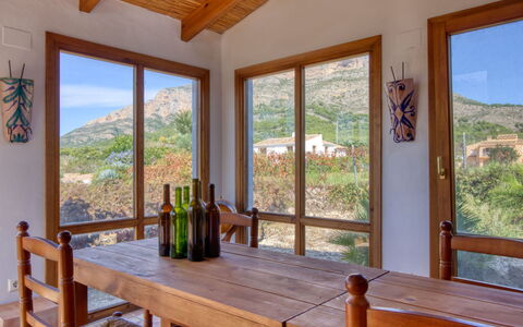 Villa Finca Labranza: Room, Property, Building, Porch, House, Hardwood, Table, Furniture, Window, Interior Design
