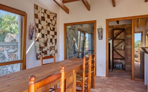 Villa Finca Labranza: Property, Room, Building, House, Real Estate, Beam, Ceiling, Home, Interior Design, Floor