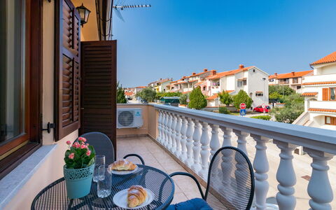 Nicole: Plant, Table, Sky, Property, Building, Window, Furniture, Flowerpot, Blue, Tableware