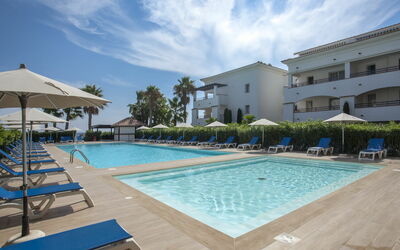 Moriani-Plage 638: Swimming Pool, Resort, Property, Building, Vacation, Leisure, Real Estate, Leisure Centre, Hotel, Condominium