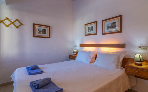 Villa Genoveva: Bedroom, Bed, Room, Furniture, Bed Sheet, Property, Mattress, Bed Frame, Bedding, Interior Design