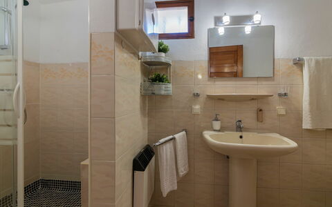 Villa Genoveva: Bathroom, Room, Property, Tile, Plumbing Fixture, Floor, Bathroom Sink, Architecture, Interior Design, Bathroom Accessory
