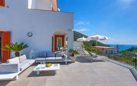 Villa Nerano: Flowerpot, Resort, Chair, Houseplant, Eco Hotel, Mountain Range, Hotel, Villa, Estate, Balcony