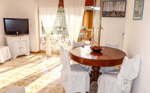 Casa Nicoló: Room, Property, White, Furniture, Table, Interior Design, Dining Room, Floor, Building, House