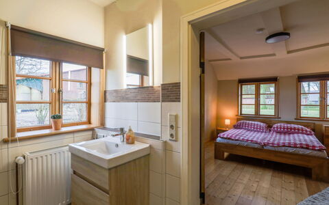 Sandbostel 601: Furniture, Window, Cabinetry, Bathroom Cabinet, Building, Sink, Wood, Countertop, Comfort, Tap