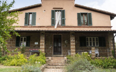 Lago di Vico 645: Plant, Building, Sky, Window, Property, Cloud, Door, House, Porch, Vegetation