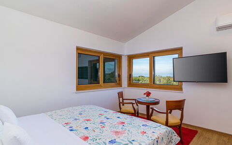 Brijunis Blick: Bedroom, Room, Bed, Furniture, Property, Bed Sheet, Ceiling, Bed Frame, Bedding, Interior Design