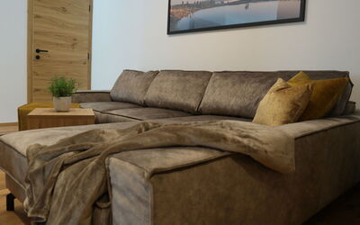 Accommodation:&nbsp;Penthouse mit 4 Schlafzimmern & Sauna 110.8