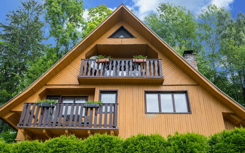 Mrklov: Cloud, Plant, Sky, Window, Property, Building, Tree, Wood, House, Land Lot