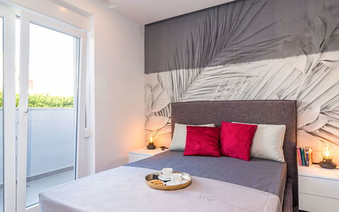 Athos: Furniture, Bedroom, Room, Property, Bed, Interior Design, Wall, Mattress, Bed Frame, Floor